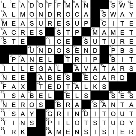 The <strong>Crossword</strong> Solver found 30 answers to "coldplay <strong>single</strong>", 6 letters <strong>crossword clue</strong>. . New singles crossword clue